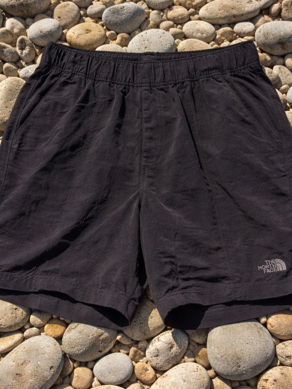 The North Face Swim Shorts Mens Small Black Mesh Lined Quick Dry Nylon Trunks